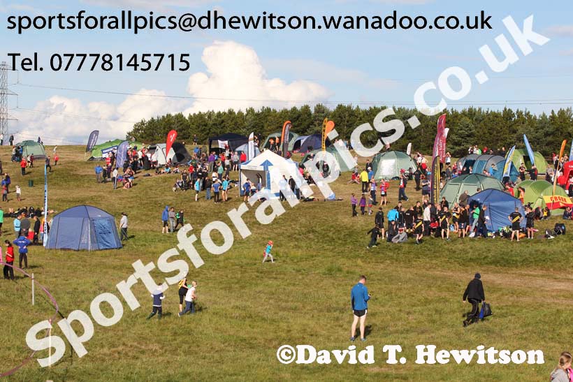 Tented village North East Harrier League, Cramlington. Photo: David T. Hewitson/Sports for All Pics